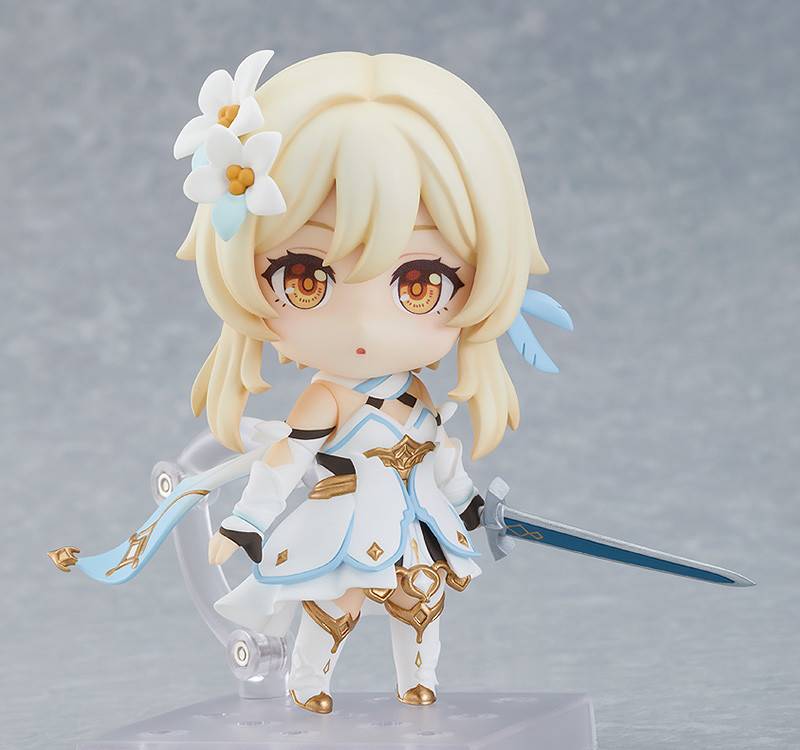 ねんどろいど Traveler (Lumine) 1718 英語版 Nendoroid 1718: Genshin Impact - Traveler (Lumine) (Reissue) [Good