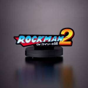 Mega Man: Rockman 2 Logo Display - Musical Acrylic Stand (Limited Edition) [Bandai]