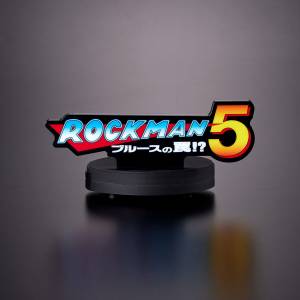 Mega Man: Rockman 5 Logo Display - Musical Acrylic Stand (Limited Edition) [Bandai]