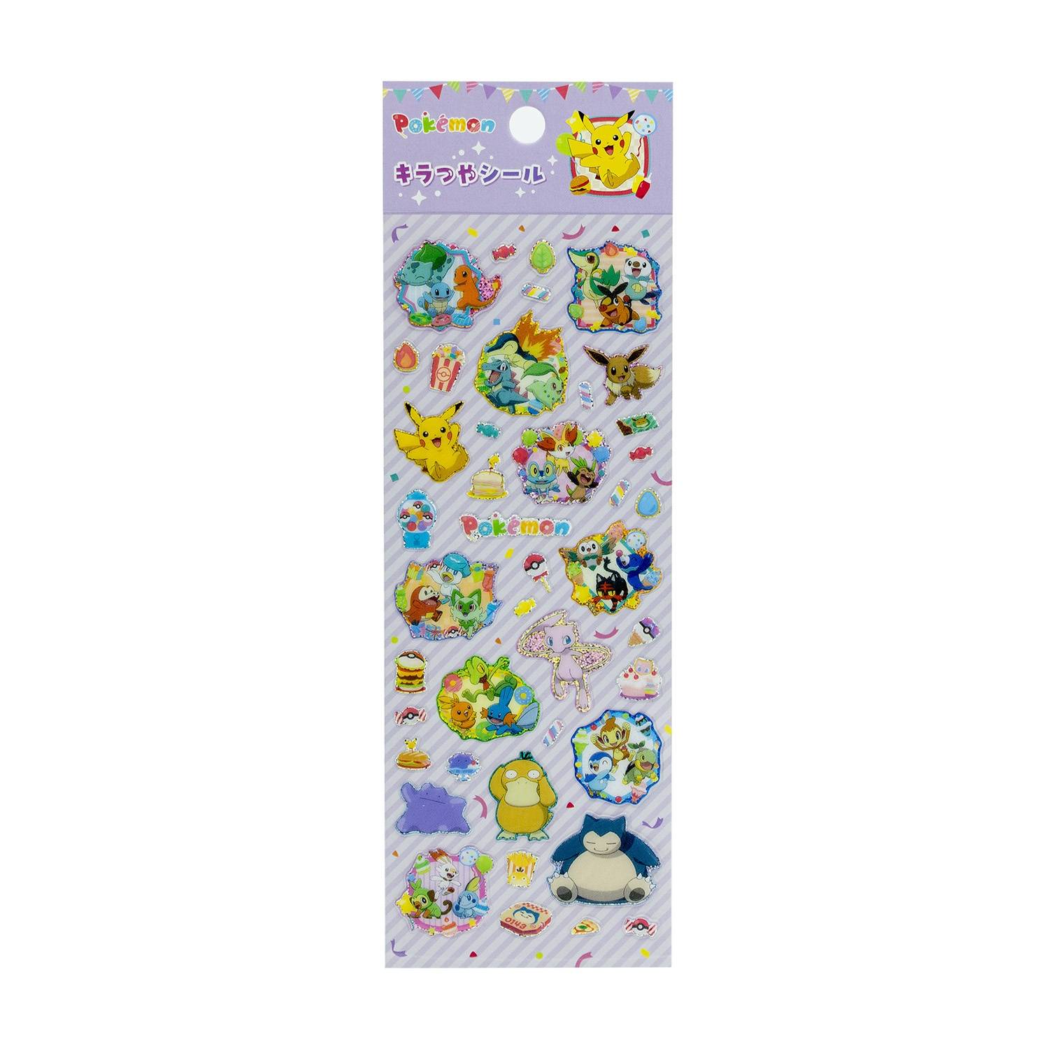 Pokémon: Sparkly and Glossy Sticker Set C [The Pokémon Company]