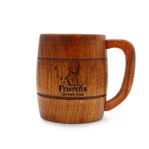 Frieren Beyond Journey's End: Thrown Kiss - Barrel-Shaped Wooden Mug [License Agent]