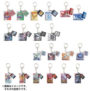 Pokémon: Game Package & Cartridge Keychain Collection 2019-2025 (Limited Edition + Random) [The Pokémon Company]