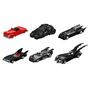 DC Comics: The Dark Knight Batmobile - Blokees Wheels (E02) (6 Pack Box) [Blokees]