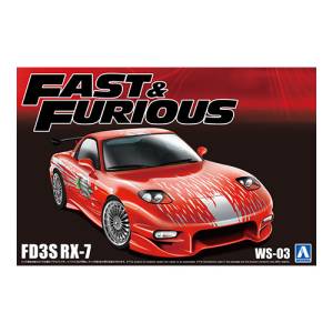 The Fast and the Furious 1/24: Dominic Toretto’s Mazda FD3S RX-7 - Plastic Model [Aoshima]