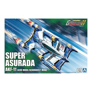Future GPX Cyber Formula 11 1/24: Super Asurada AKF-11 Aero Mode / Aero Boost Mode - Plastic Model [Aoshima]