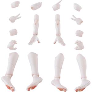 KemoPla Optional Parts: Arm & Leg Parts Set - Khao Manee Color (KO-02RKM) (Plastic Model) [Aoshima]