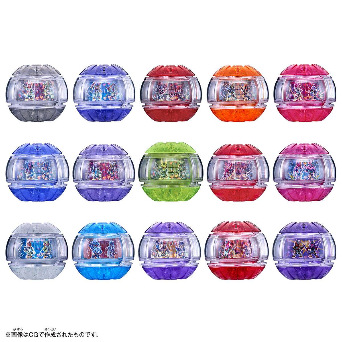 Kamen Rider: DX Legend Rider Capsem Random Box - Tag Rider Glitter Ver.02 (15packs Box) [B...