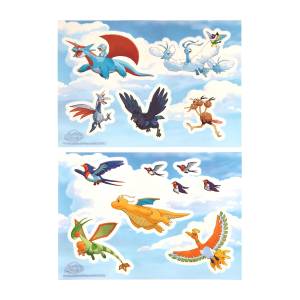 Pokémon Soaring Dreams: Window Sticker Set (Limited Edition) [The Pokémon Company]