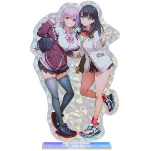 SSSS.GRIDMAN: Rikka Takarada & Akane Shinjo Acrylic Stand - Illustrated by Toridamono [Good Smile Company]