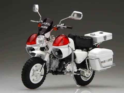 Honda Monkey 1/12: Police Bike Specification - Plastic Model (BIKE15) [Fujimi]