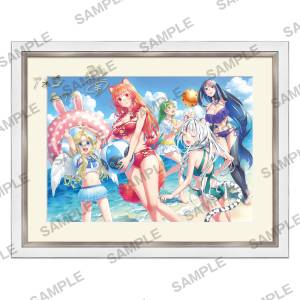The Rising of the Shield Hero: Beach Scene - B4 Signed Art Frame