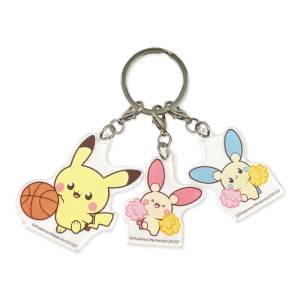 Pokémon Poképeace: Pikachu & Plusle & Minun - 3-Piece Acrylic Keychain [The Pokémon Company]