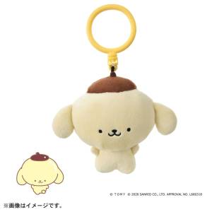 Sanrio Characters: Pompompurin - Punirunes PuniComm Plush Keychain [Sanrio]