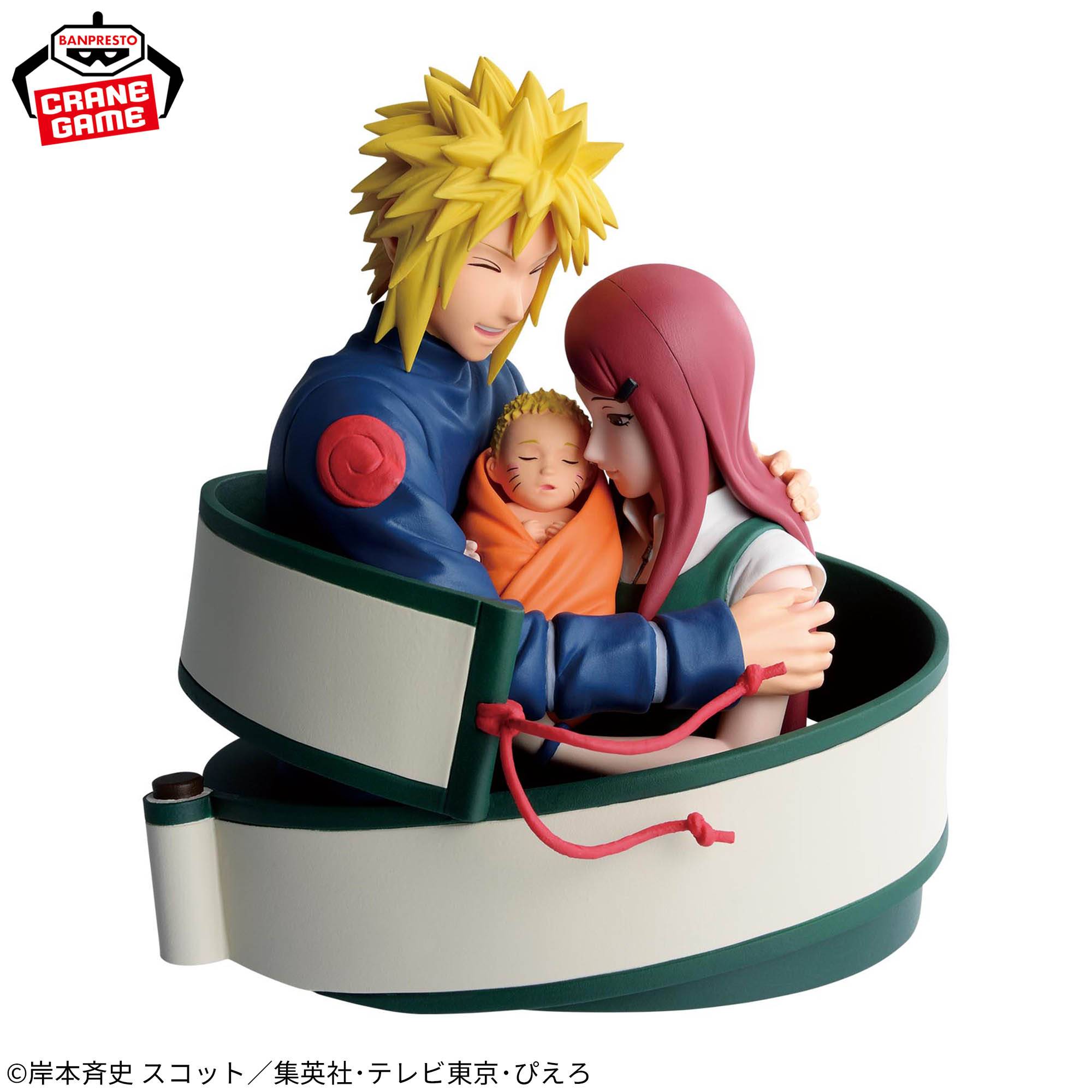 Naruto 72 Series: Namikaze Minato - Uzumaki Kushina - Uzumaki Naruto (53 Ver.) (Banpresto)...