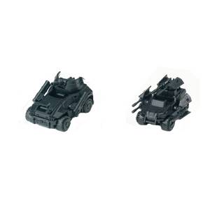 3 Min Project: WILDCAT & PORCUPINE Combat Vehicles 1/18 - Plastic Model (Black) [SHEIK MAINLAND]