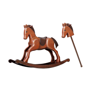 PuriPura Figure: Antique Rocking Horse Set 1/12 - The Art of Playing (Plastic Model) [DIG]