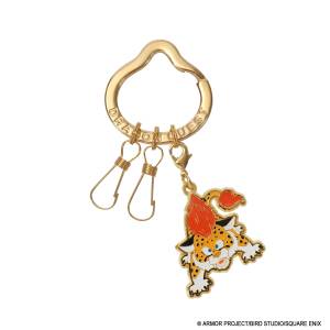 Dragon Quest Smile Slime: Great Sabrecub Metal Keychain [Square Enix]