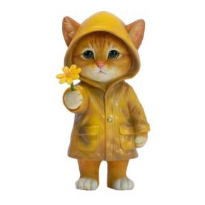 Animal Statue Series: Kitty in the Rain A [JXK Studio]