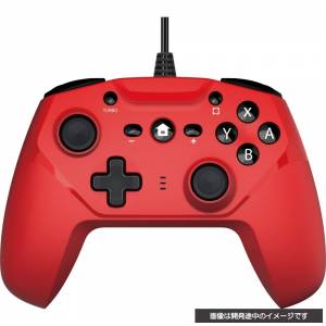 Nintendo Switch: CYBER/gyro Controller Wired Type (Red) [Cyber Gadget]