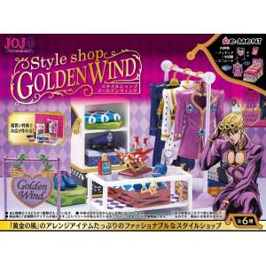 Jojo's Bizarre Adventure Golden Wind: Style Shop (6 Pack Box) [Re-Ment]