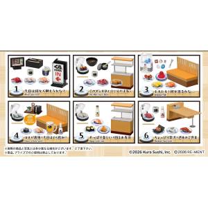 Kura Sushi: Happiness on the Conveyor Belt (6 Pack Box) [Re-Ment]