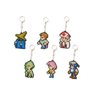 Final Fantasy: Keychain - Pixel Remaster Build Charm Collection Vol.3 (6 Pack Box) [Square Enix]