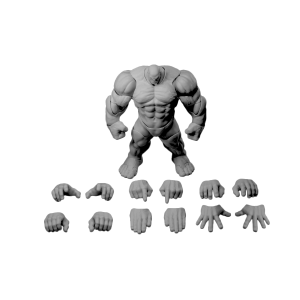 Titan 1/12 - Super Action Muscle Body (Gray Skin) [Wind Toys]