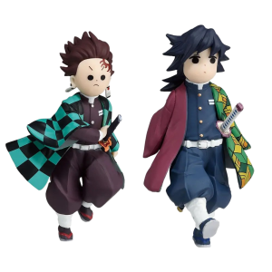 (D Prize) Demon Slayer / Kimetsu no Yaiba: Tanjiro & Giyu - Masterlise (2nd Hand) [Ichiban Kuji]