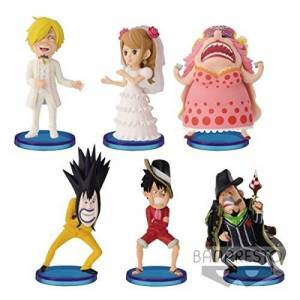 ONE PIECE WORLD COLLECTIBLE FIGURE - CAKE ISLAND 2 (set of 6) [Banpresto] [Used]