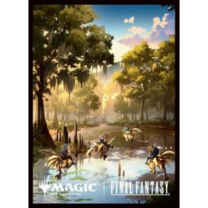 Magic the Gathering x FINAL FANTASY: Swamp - Chocobo Bundle Card Sleeves MFS-79 (80 Sleeves) [Ensky]