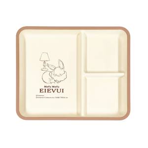 Pokémon: Relaxing Mofu Mofu Évoli - Square Plate [The Pokémon Company]