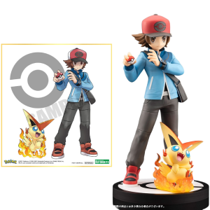 ARTFX J: Pokémon Black & White - Ludwig & Victini 1/8 (Limited + Bonus) [Kotobukiya]