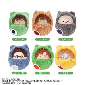 Hetalia World★Stars: Kurumi Tapinui Plush Mascot Collection Vol.2 (6 Pack Box) [Tapioca]