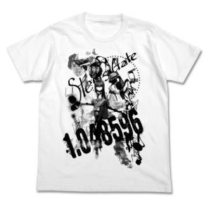 Steins Gate: White T-Shirt (L) [COSPA]
