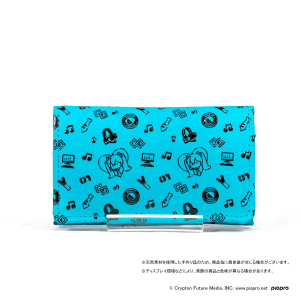 Hatsune Miku: Business Card Case (Future) - Deerskin Leather Koshu Inden [Kato Shokai]