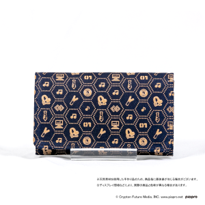 Hatsune Miku: Business Card Case (Tradition) - Deerskin Leather Koshu Inden [Kato Shokai]
