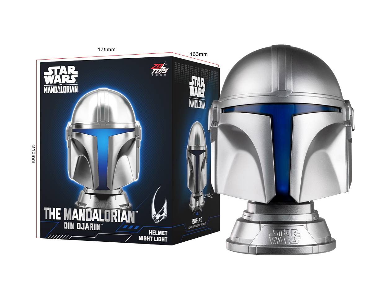 Star Wars: The Mandalorian Din Djarin Helmet Night Light - Pandangan dari sisi lain