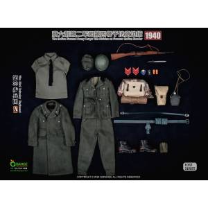 Action Figure Outfit: 33rd Infantry Regiment Italian Army Military Equipment Set 1/6 [QO Toys]