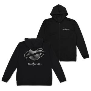 Sega Saturn: Thin Quick-Dry Hoodie (Black-XL) [COSPA]
