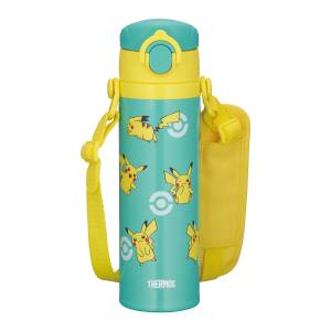 Pokémon: Portable Vacuum Insulated Bottle (500ml) Green-Yellow JOI-501PK [Thermos]