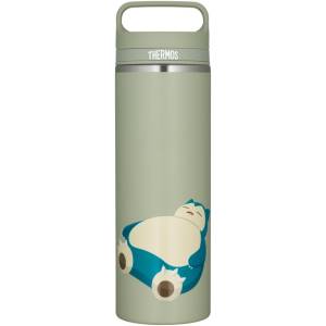 Pokémon: Snorlax - Vacuum Insulated Bottle with Carrying Handle (800ml) Green Gray JOW-800PK [Thermos]