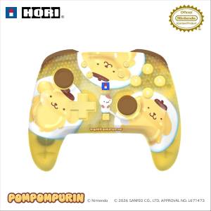 Nintendo Switch 2: Pompompurin Horipad TURBO Controller NSX-254 [Hori x Sanrio]
