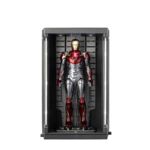 MARVEL Avengers: Iron Man Mk.47 - 7-inch Action Figure + Hall of Armor Set [ZD Toys]