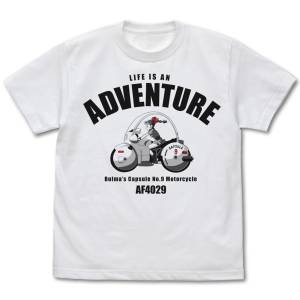 Dragon Ball: Bulma T-Shirt - Life is an Adventure (White-L) [COSPA]