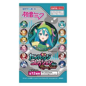 Hatsune Miku: Extra Shine Badge & Gum Collection (12 Pack Box) [Ensky]