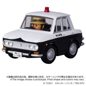 Lupin the Third The Castle of Cagliostro: Nissan Bluebird Police Car - Q VILLAGE (QV-09) [Takara Tomy]