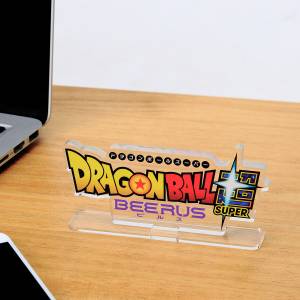 Dragon Ball Super: Beerus Logo Acrylic Stand - Black Color Ver. (Limited Edition) [Bandai]