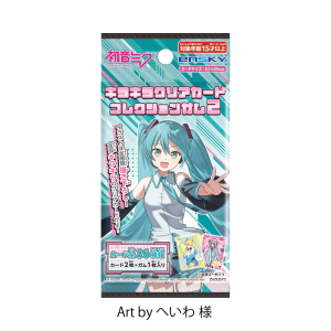 Hatsune Miku: Sparkling Clear Card & Gum Vol.2 (18 Pack Box) [Ensky]