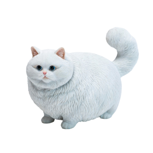Animal Statue Series: Chubby Cat (White) [JXK Studio]