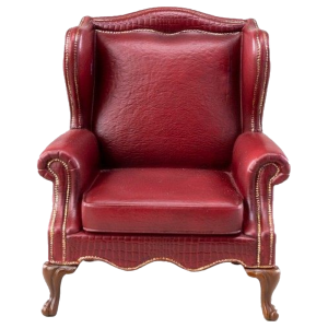 Classic Armchair: Burgundy Manor Armchair 1/12 [MMM Toys]